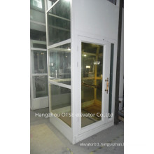 Small residential elevator glass round with cheap price